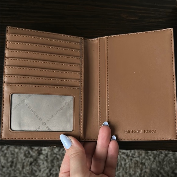 COPY - Michael Kors Brown Leather Passport Holder - Picture 2 of 2
